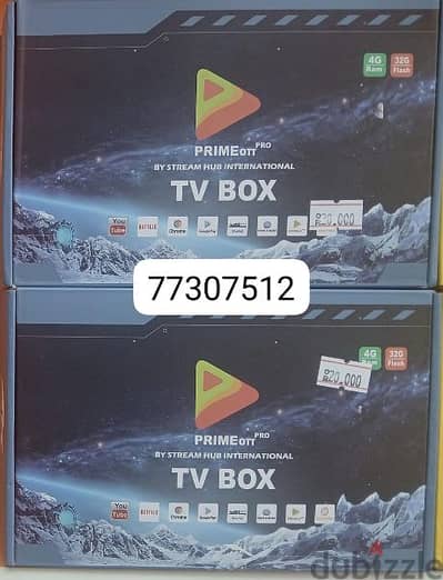 Tv Box with 1Year Ip_Tv subscription