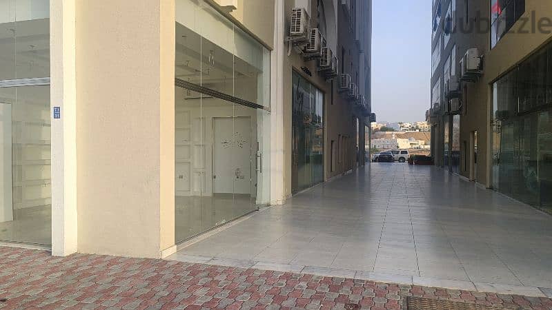 a shop for rent locates on Ansab/Muscat highway (first line ) 1