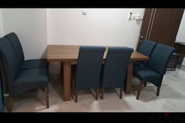 dining table with 6 chairs