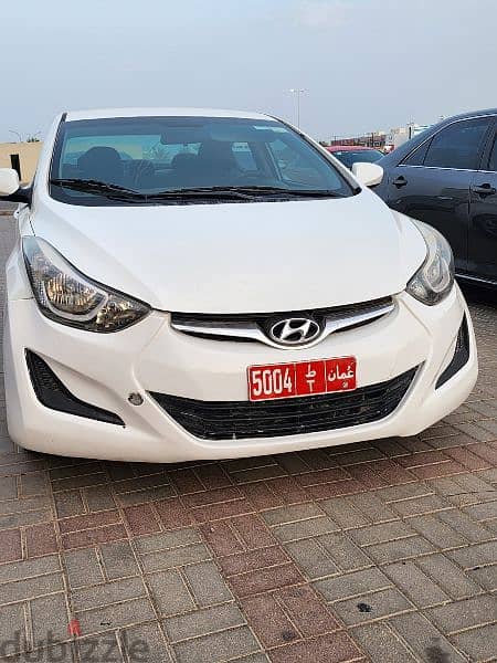 Huyndai Elantra for rent النترا للايجار 5