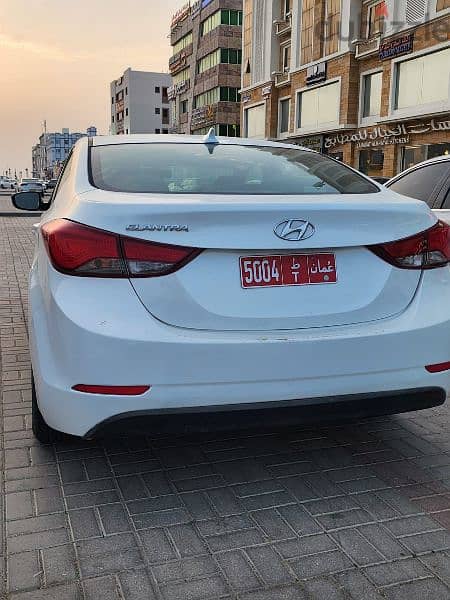 Huyndai Elantra for rent النترا للايجار 6