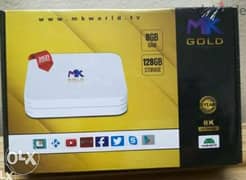 Mk android tv box new With 8 gb ram 128 gb storage 0