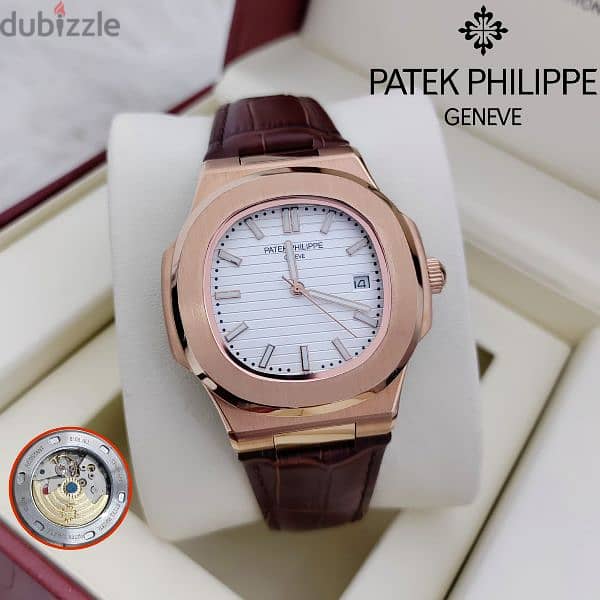 LATEST BRANDED PATEK PHILPPE AUTOMATIC FIRST COPY MEN'S WATCH 5