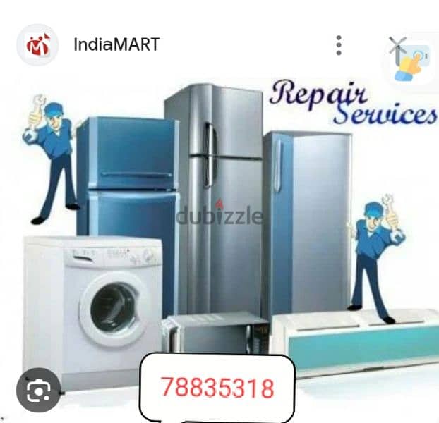 maintenance Automatic washing machine and refrigerators r 0