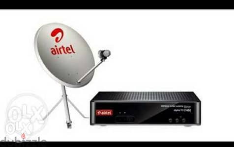 New Original Air tel set top box With 6 months malayalam Tamil telgu