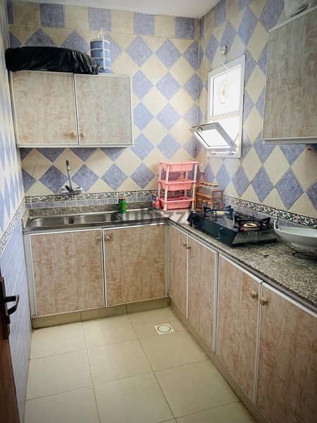 studio1bedroom hall kitchen and bathroom,full furnished 7