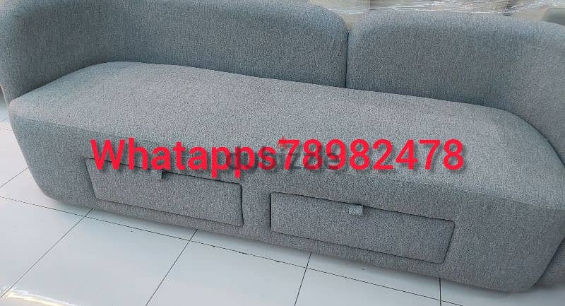 new 3 seater sofa with  drawers 0