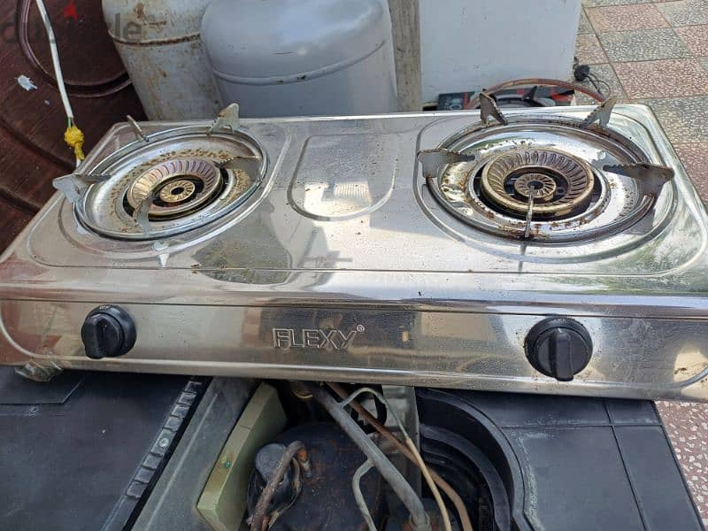 cylinder with 2 burner stove for sale 3