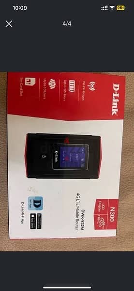 DLINK 4g/ lte portable router 1