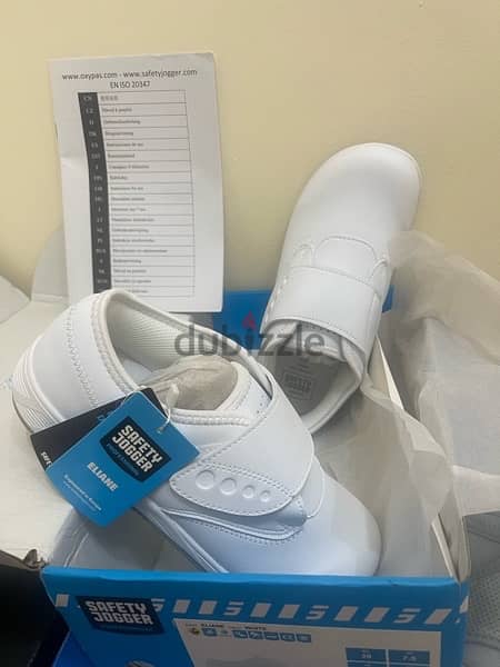 SAFETY JOGGER SHOES/nursing duty shoes white 1