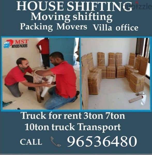 HOUSE MOVING & PACKING TRANSPORT SERVICE OMAN 0