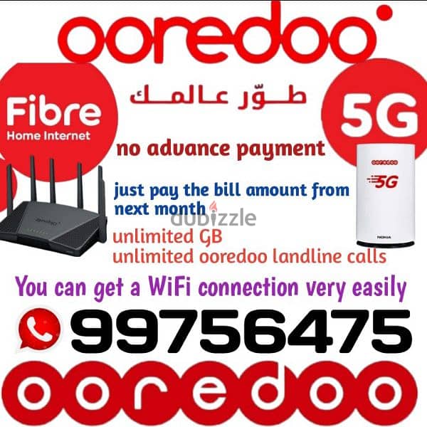 OOREDOO internet connection 0