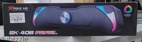 Xtrike Me Gaming Soundbar Stereo RGB Speaker SK-406 0