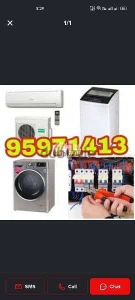 washing machine repair6 AC6 plumber6 electric7 electrician7