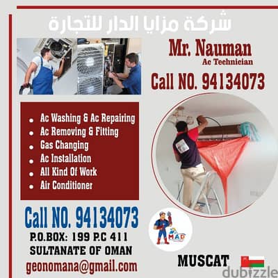 Air Conditioning work in Muscat