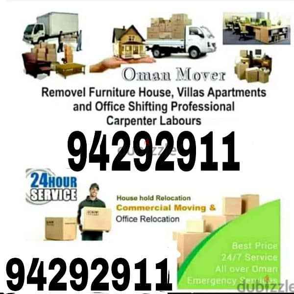 Muscat house office shifting transport furniture fixing best movers 0