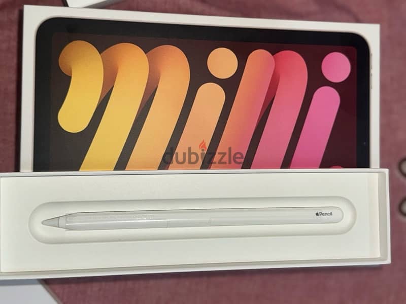 ipad mini 6 generation 256 GB Wi-Fi + Cellular +apple pen 2 generation 6