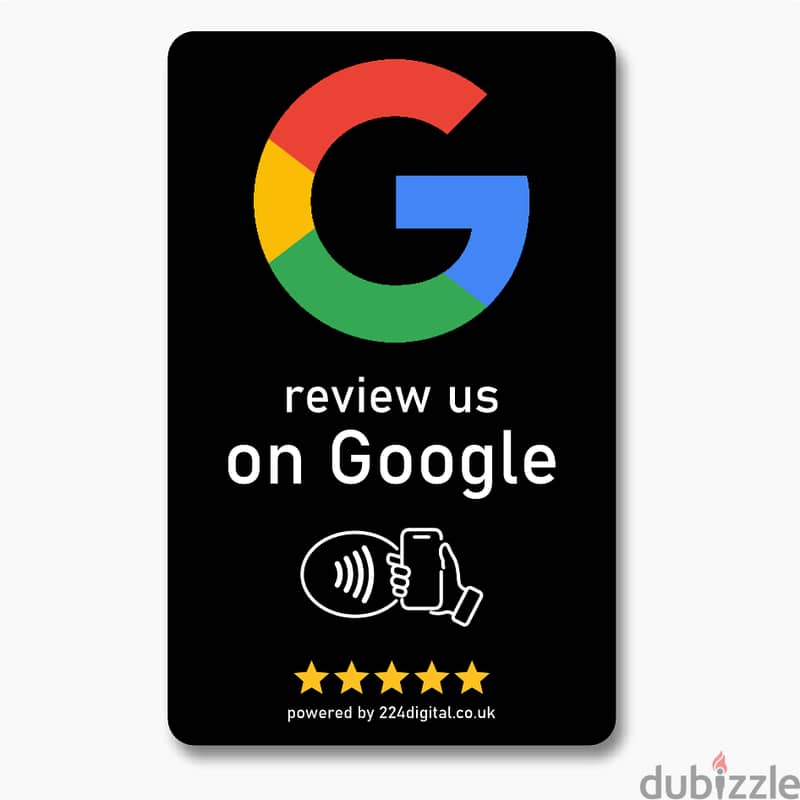 NFC Google Review Card for your business success 1