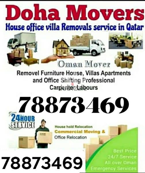 Muscat Mover carpenter house  shiffting  TV curtains furniture fixing 0