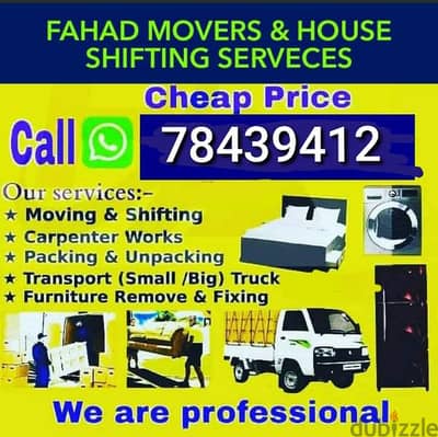 muscat furniture house shiftingg low price