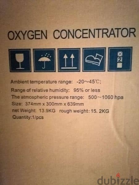 Oxygen concentrator used only once 0