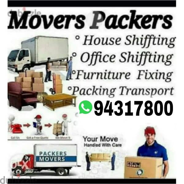 all Oman Movers and Packers House shifting office shifting good price 0