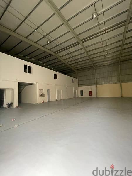 مستودع للإيجار في الرسيل warehouse for rent in Rusail 4