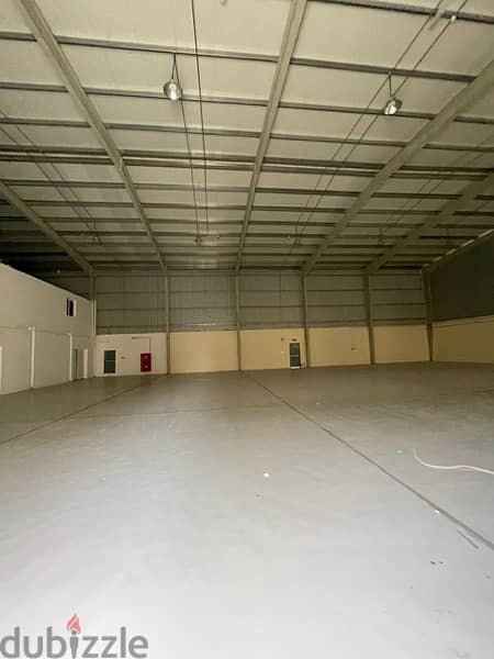 مستودع للإيجار في الرسيل warehouse for rent in Rusail 6