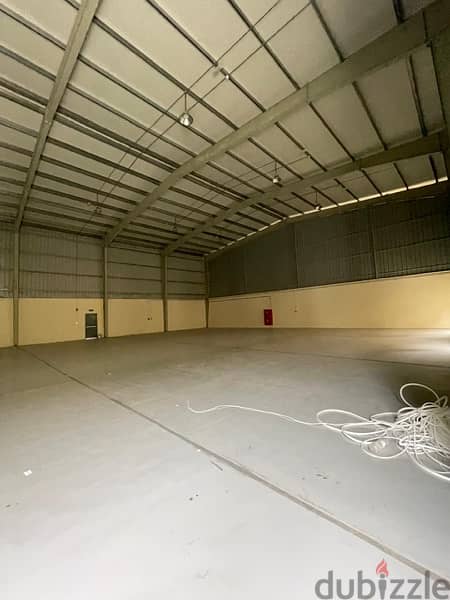 مستودع للإيجار في الرسيل warehouse for rent in Rusail 7