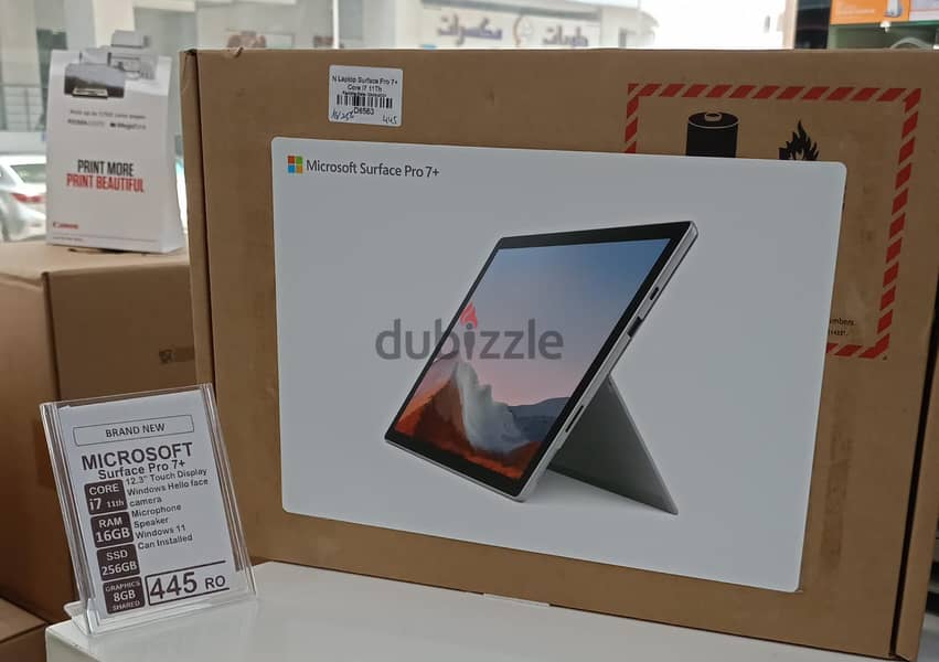 Brand New Microsoft Surface Pro 7+ Core i7 11th Gen 16GB Ram/256GB SSD 1