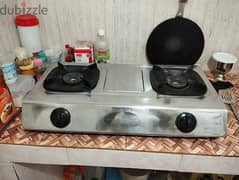 Gas Stove and cylinder and Pipe and regulator for sale