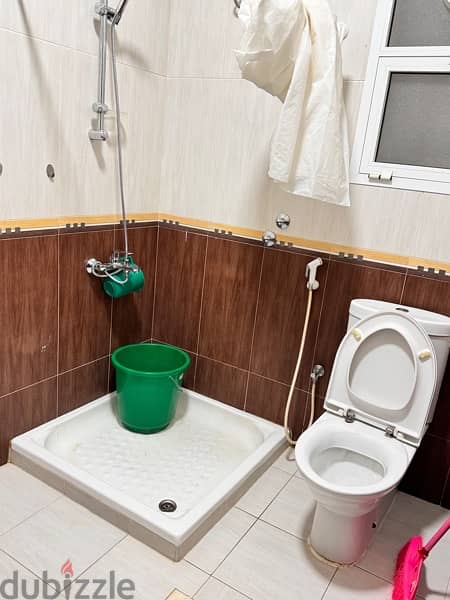 Furnished room with attached bathroom for rent in Al Ghobra North 4