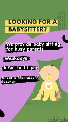 baby sitting available 0