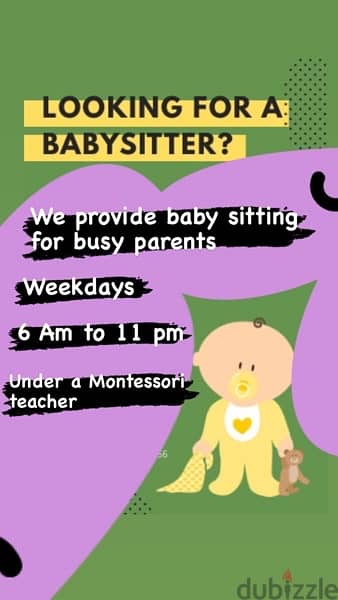 baby sitting available