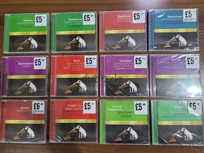 75 Brand new high quality Classical CDs (Warner classics label)