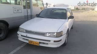 Toyota Corolla white 1996