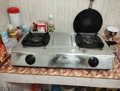 Gas Stove and cylinder for sale