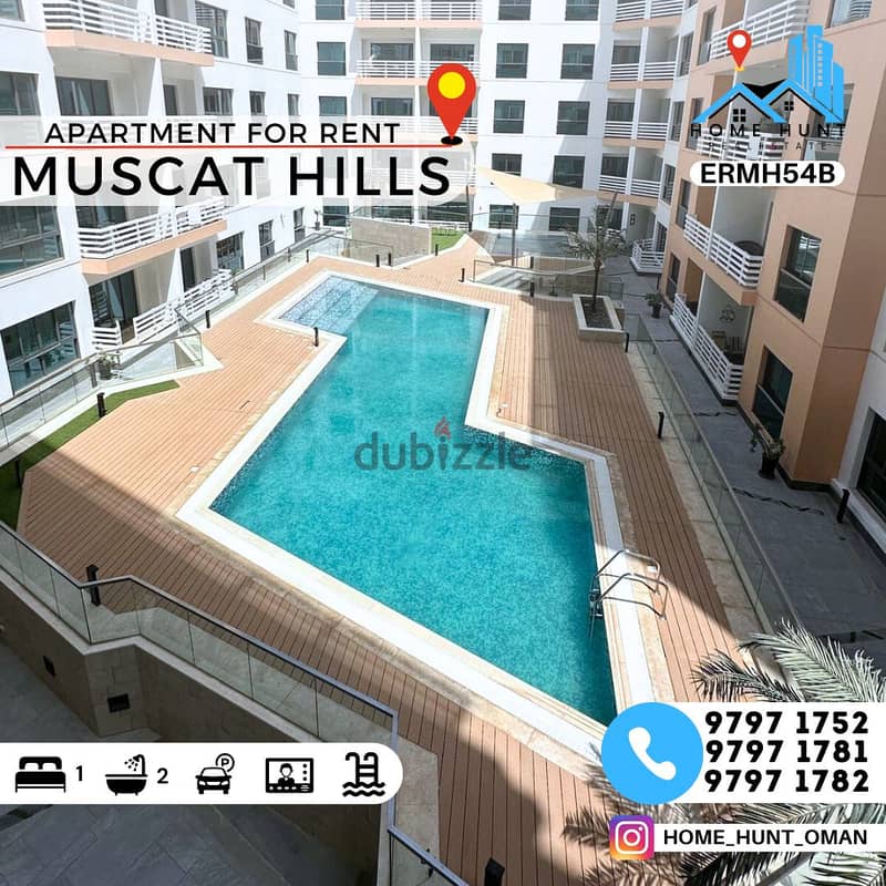 MUSCAT HILLS | BEAUTIFUL FULLY FURNISHED 1BHK APARTMENT 0