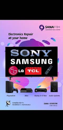 tv led lcd tv rapairing home sarvice all muscat