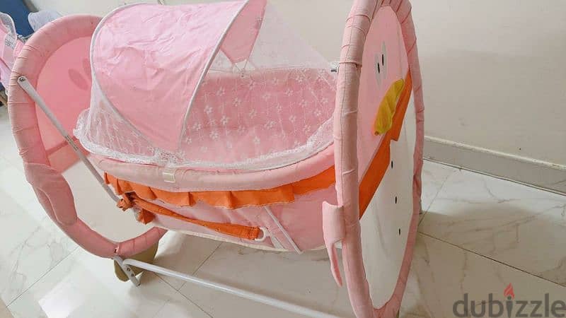 Baby cot or crib, and swing 2