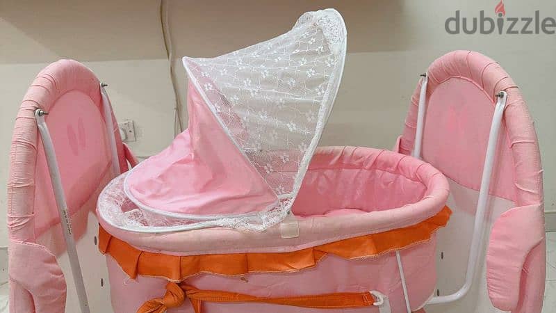 Baby cot or crib, and swing 5