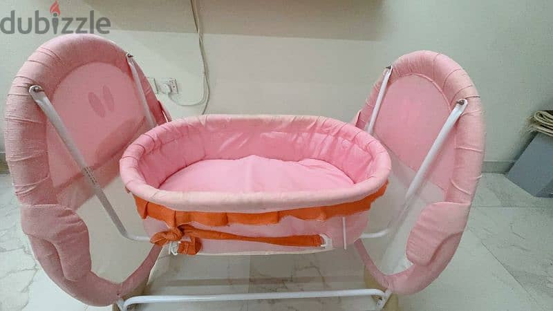 Baby cot or crib, and swing 6