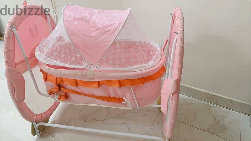 Baby cot or crib, and swing 8