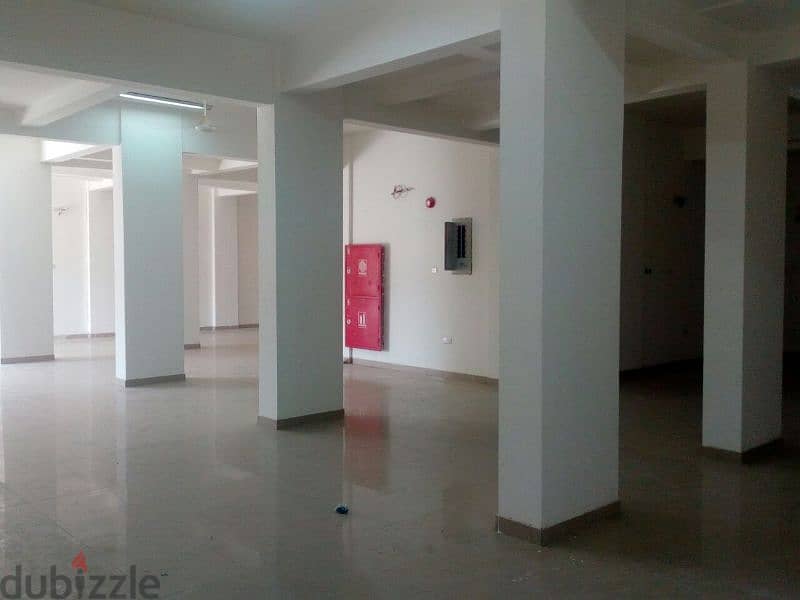 show room for rent in barka second line from main road. 3