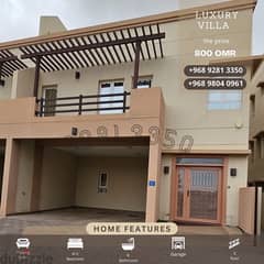 Luxury villa in Bousher Al Muna 4+1 villa for rent 800 OMR