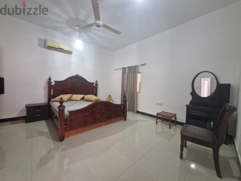 3 + 1 Fully Furnished Villa for Rent in Al Khoud with Garden & Pool 3