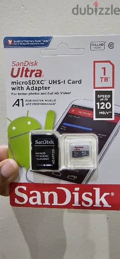 SanDisk Ultra. microSDXC" UHS-I Card with Adapter 0