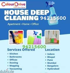 House cleaning villa office apartment & kitchen deep cleaning service