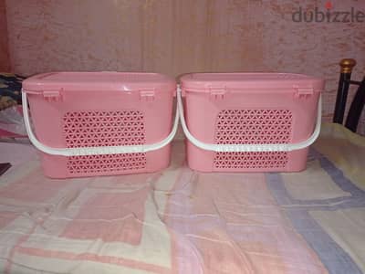 2 BASKET FOR BABY ACCESSORIES for 4 OMR