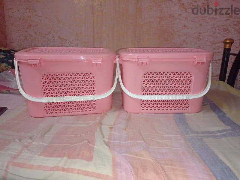 2 BASKET FOR BABY ACCESSORIES for 4 OMR 0